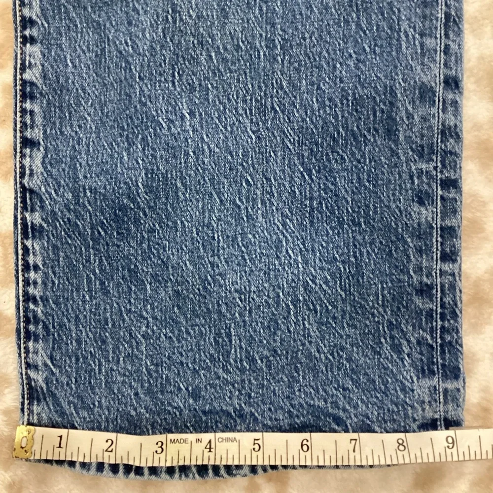 J Crew Medium Wash Full Length Wide-Leg Jeans, Size 29T - Picture 11 of 16